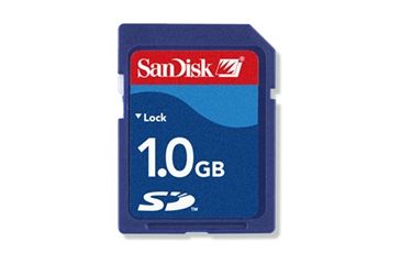 Image of SanDisk 1GB SecureDigital SD Memory Card - SDSDB1024A10