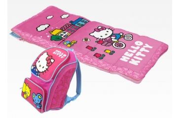 Image of Sanrio Hello Kitty Oxford Backpack with Sleeping Bag, Hello Kitty S-2PCHKT4A