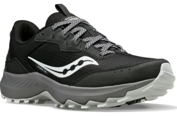 Image of Saucony Aura TR Trail Shoes - Mens, Black/Gravel, 9.5, Medium, S20862-10-001-M-9.5