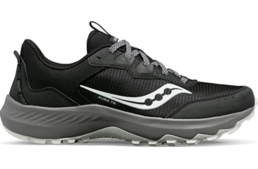 Image of Saucony Aura TR Trail Shoes - Mens, Black/Gravel, 9.5, Medium, S20862-10-001-M-9.5