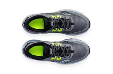 Image of Saucony Aura TR Trail Shoes - Mens, Cinder/Citron, 12, Medium, S20862-100-020-M-12