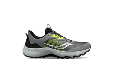 Image of Saucony Aura TR Trail Shoes - Mens, Cinder/Citron, 12, Medium, S20862-100-020-M-12