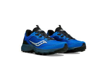 Image of Saucony Aura TR Trail Shoes - Mens, Cobalt/Black, 11, Medium, S20862-105-409-M-11