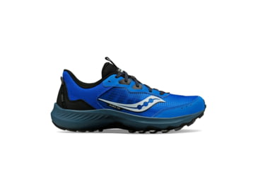 Image of Saucony Aura TR Trail Shoes - Mens, Cobalt/Black, 11, Medium, S20862-105-409-M-11