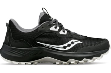 Image of Saucony Aura TR Trail Shoes - Womens, Black/Fog, 6.5, Wide, S10862-05-001-M-6.5