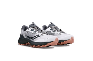 Image of Saucony Aura TR Trail Shoes - Womens, Fog/Lotus, 6.5, Medium, S10862-130-020-M-6.5