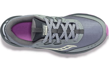 Image of Saucony Aura TR Trail Shoes - Womens, Fossil/Grape, 6, Wide, S10862-12-020-M-6