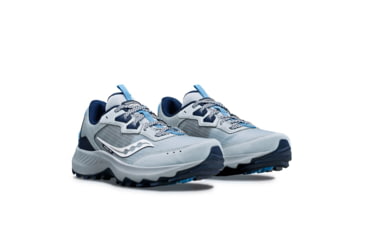 Image of Saucony Aura TR Trail Shoes - Womens, Granite/Navy, 6.5, Medium, S10862-115-050-M-6.5