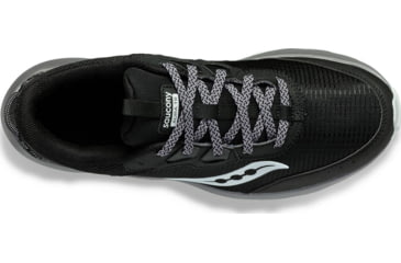 Image of Saucony Aura TR Wide Trail Shoes - Mens, Black/Gravel, 12, Wide, S20863-10-001-W-12