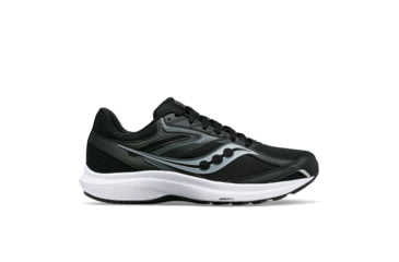 Image of Saucony Cohesion 17 Shoes - Mens, Black/White, 11.5, Wide, S20944-100-001-M-11.5
