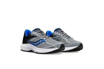 Image of Saucony Cohesion 17 Shoes - Mens, Flint/Black, 9.5, Medium, S20943-102-020-M-9.5
