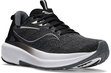 Image of Saucony Echelon 9 Shoes - Womens, Black/White, 7, Extra Wide, S10767-10-001-XW-70