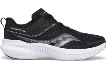 Image of Saucony Kinvara 14 LTT Sneakers - Kids, Black/Grey, 3.5, Medium, SK267272-M-3.5