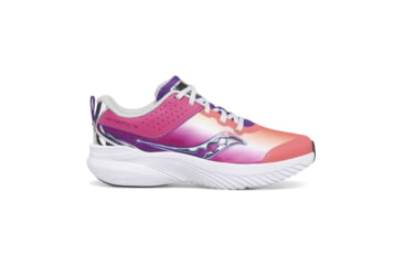 Image of Saucony Kinvara 14 LTT Sneakers - Kids, Pink/Chrome, 12.5, Medium, SK167633-M-12.5