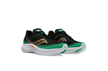 Image of Saucony Kinvara 14 Shoes - Mens, Black/Green, 14, Medium, S20823-18-001-M-14