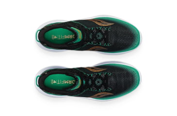 Image of Saucony Kinvara 14 Shoes - Mens, Black/Green, 14, Medium, S20823-18-001-M-14