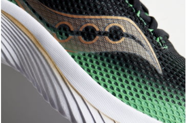 Image of Saucony Kinvara 14 Shoes - Mens, Black/Green, 14, Medium, S20823-18-001-M-14