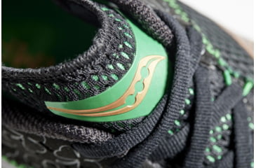 Image of Saucony Kinvara 14 Shoes - Mens, Black/Green, 14, Medium, S20823-18-001-M-14