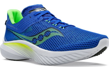 Image of Saucony Kinvara 14 Shoes - Mens, Superblue/Slime, 8, Medium, S20823-33-400-M-8