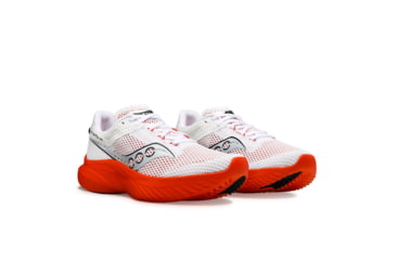 Image of Saucony Kinvara 14 Shoes - Mens, White/Infrared, 7.5, Medium, S20823-121-100-M-7.5