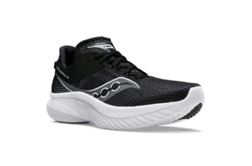 Image of Saucony Kinvara 14 Shoes - Mens, Black/White, 8.5, Wide, S20824-05-001-W-8.5