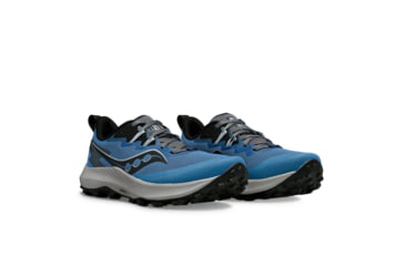 Image of Saucony Peregrine 14 Trail Shoes - Womens, Astro/Carbon, 6, Medium, S10916-101-400-M-6