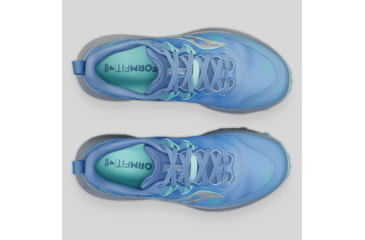 Image of Saucony Peregrine 14 Trail Shoes - Womens, Breeze/Mint, 7, Medium, S10916-138-400-M-7