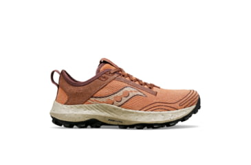 Image of Saucony Peregrine RFG Trail Shoes - Womens, Clove/Cacao, 7, Medium, S10869-138-225-M-7
