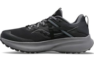 Image of Saucony Ride 15 TR Trail Shoes - Mens, Black/Charcoal, 14, Medium, S20775-10-001-M-140