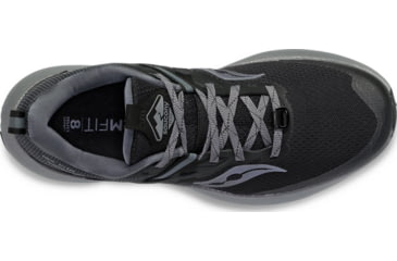 Image of Saucony Ride 15 TR Trail Shoes - Mens, Black/Charcoal, 14, Medium, S20775-10-001-M-140