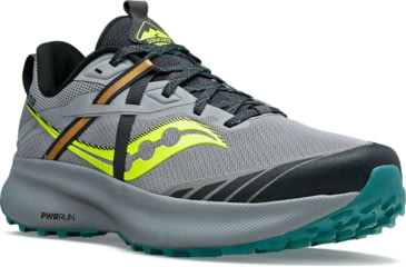 Image of Saucony Ride 15 TR Trail Shoes - Mens, Fossil/Citron, 10, Medium, S20775-15-020-M-10