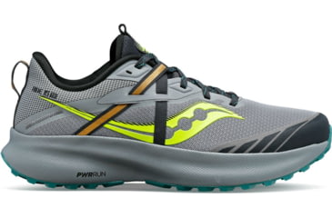 Image of Saucony Ride 15 TR Trail Shoes - Mens, Fossil/Citron, 10, Medium, S20775-15-020-M-10
