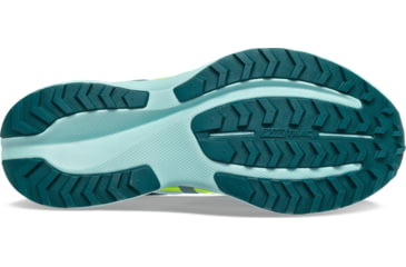 Image of Saucony Ride 15 TR Trail Shoes - Womens, Mineral/Citron, 6.5, Medium, S10775-16-451-M-6.5