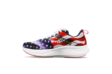 Image of Saucony Ride 17 Shoes - Mens, Stars/Stripes, 8, Medium, S20924-76-399-M-8