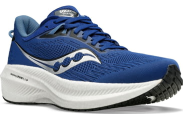 Image of Saucony Triumph 21 Shoes - Mens, Indigo/Black, 11.5, Medium, S20881-21-400-M-11.5