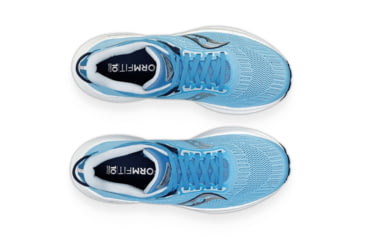 Image of Saucony Triumph 21 Shoes - Womens, Breeze/Navy, 5, Medium, S10881-115-400-M-5