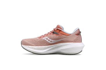 Image of Saucony Triumph 21 Shoes - Womens, Lotus/Bough, 6.5, Wide, S10882-130-685-W-6.5