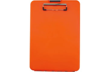 Image of Saunders Slimmate A4 Storage Clipboard, Hi-Vis Orange, 00579