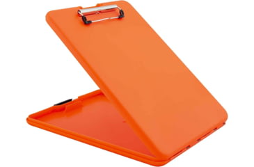 Image of Saunders Slimmate A4 Storage Clipboard, Hi-Vis Orange, 00579
