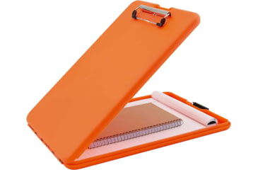 Image of Saunders Slimmate A4 Storage Clipboard, Hi-Vis Orange, 00579