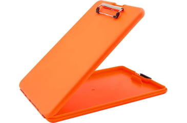 Image of Saunders Slimmate A4 Storage Clipboard, Hi-Vis Orange, 00579