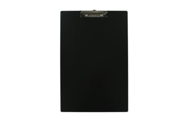 Image of Saunders Tabloid Size Aluminum Clipboard w/Chrome Clip, 11 x 17in, Black, 23540