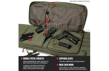 Image of Savior Equipment American Classic Double Rifle Case, 36in, OD Green, RB-3612DG-V1-OG
