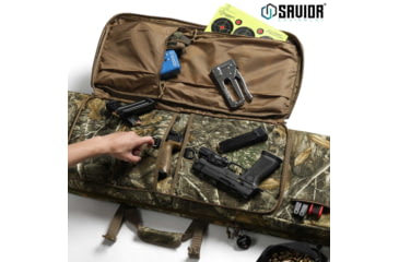 Image of Savior Equipment American Classic Double Rifle Case, Realtree Edge, 54in L x 12in H, RB-5512DG-V1-EDGE