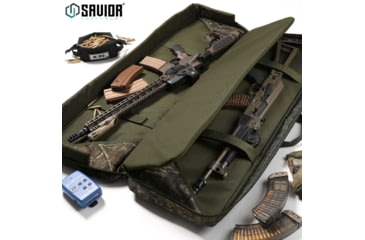 Image of Savior Equipment American Classic Double Rifle Case, Realtree Timber, 35in L x 12in H, RB-3612DG-V1-TMBR