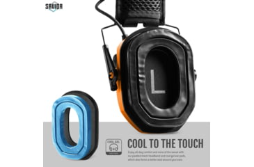 Image of Savior Equipment Apollo Electronic Sound Suppressor, Orange, Collapsed: 5.5 x 5.5 x 4, EM-APOLLO-AN