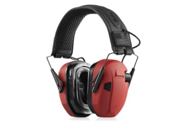 Image of Savior Equipment Apollo Electronic Sound Suppressor, Red, Collapsed: 5.5 x 5.5 x 4, EM-APOLLO-RD