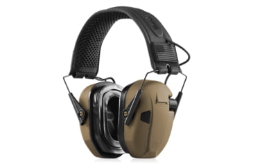 Image of Savior Equipment Apollo Electronic Sound Suppressor, Tan, Collapsed: 5.5 x 5.5 x 4, EM-APOLLO-TN
