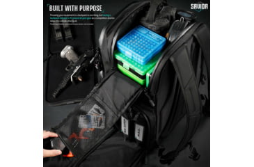 Image of Savior Equipment PRO S.E.M.A Competition Backpack, Black, BP-SEMAXL-PRO-BK