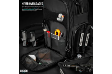 Image of Savior Equipment PRO S.E.M.A Competition Backpack, Black, BP-SEMAXL-PRO-BK